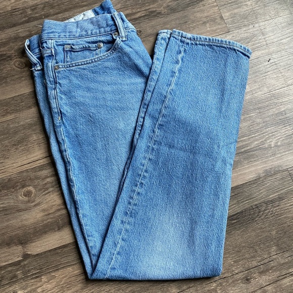 H&M Women’s Light Blue Straight Jeans Size 30 - Picture 3 of 9